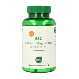 AOV AOV 552 Calcium & Magnesium Citrate AC 60 Tablets
