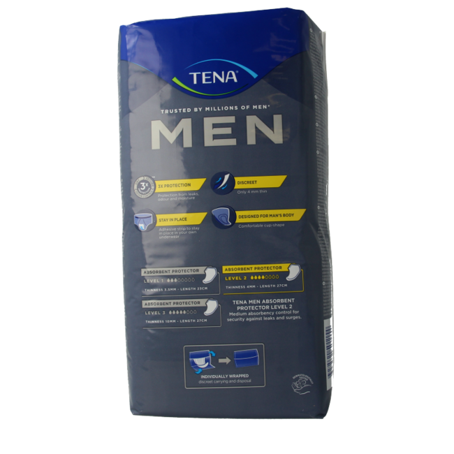 Tena For men level 2 20 Unidades
