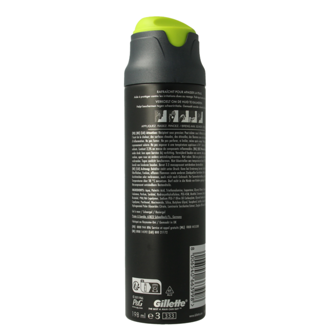Gillette Shaving Gel 198 Millilitres