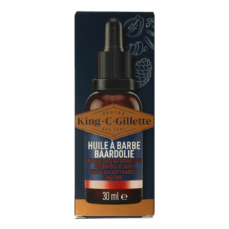 Gillette Gillette King C. Bartöl 30 ml