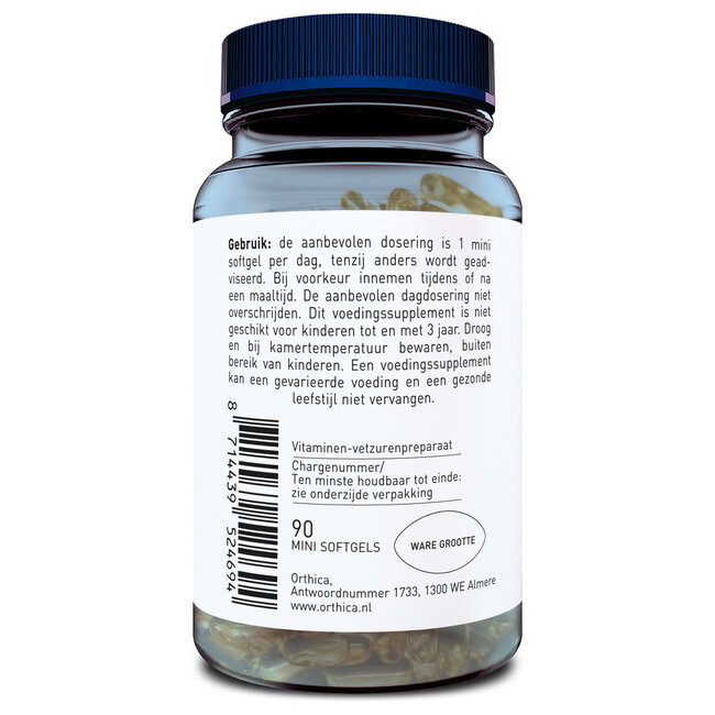 Aceite de hígado de bacalao 90 cápsulas blandas