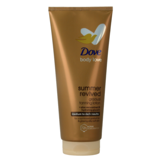 Dove Dove Body Lotion Summer Dark 200 Milliliter