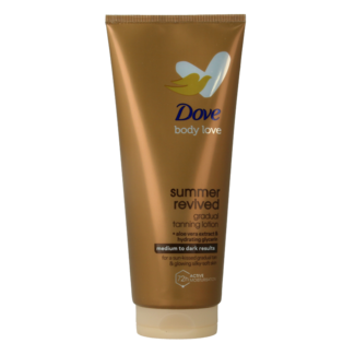 Dove Dove Body Lotion Summer Dark 200 Millilitres