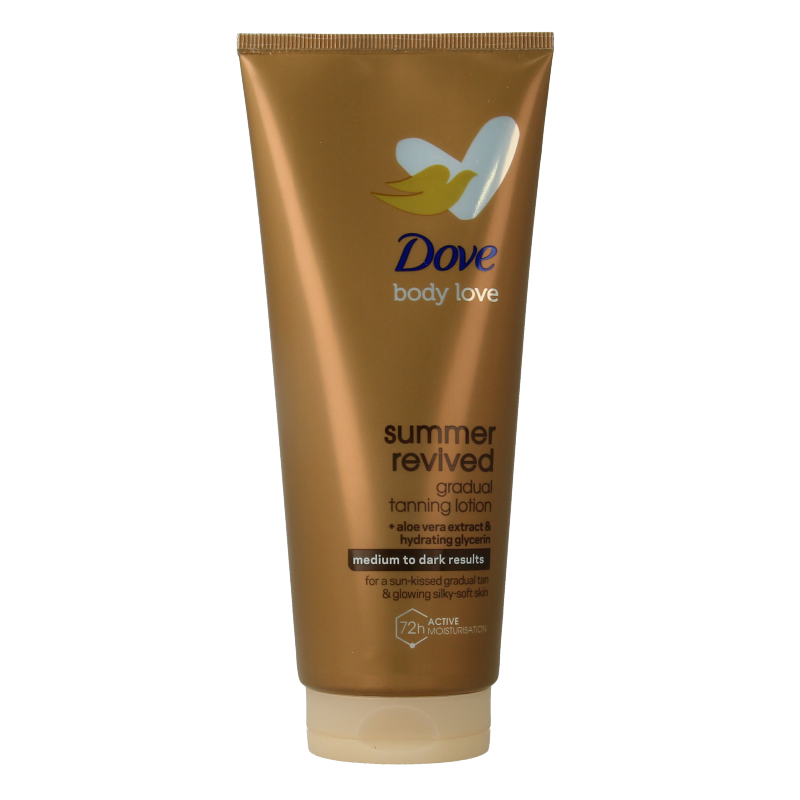 Dove Bodylotion summer dark 200 mililitros