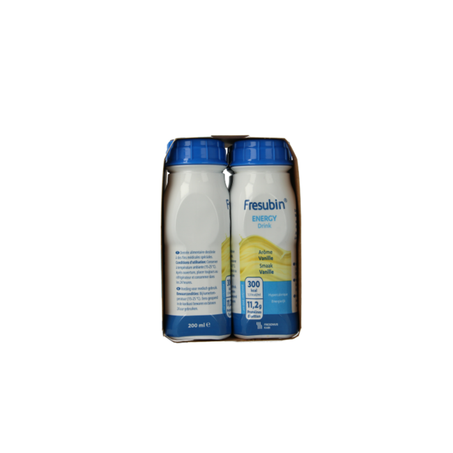 Fresubin Energy drink vanille 200ml 4 Stuks