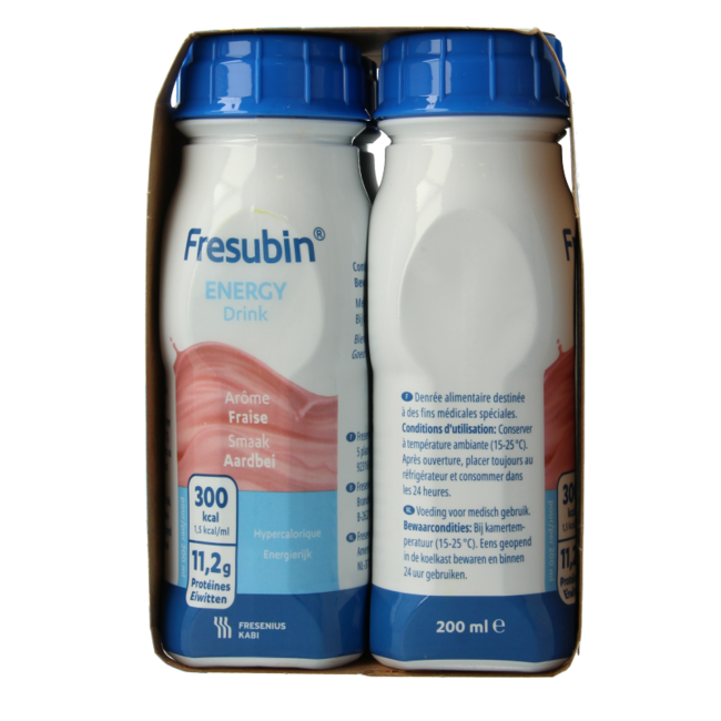Fresubin Energy Drink Erdbeere 200ml 4 Stück