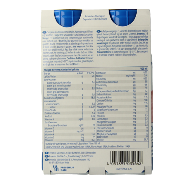 Fresubin Energy Drink Strawberry 200ml 4 Pack