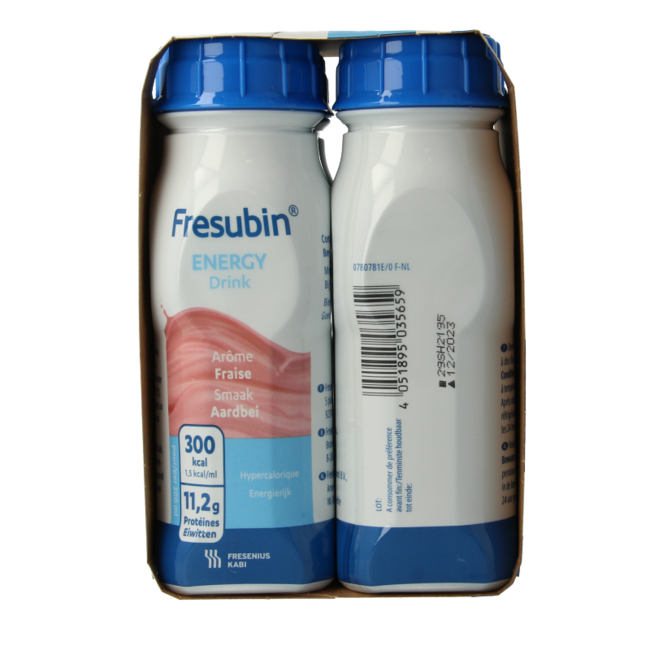Fresubin Energy drink fresa 200ml 4 unidades