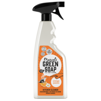 Marcel's Green Soap Keukenreiniger spray sinaasappel & jasmijn 500 Milliliter