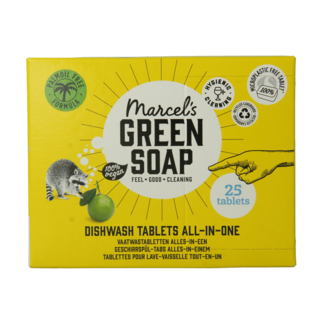 Marcel's Green Soap Tabletas para Lavavajillas, 25 Unidades