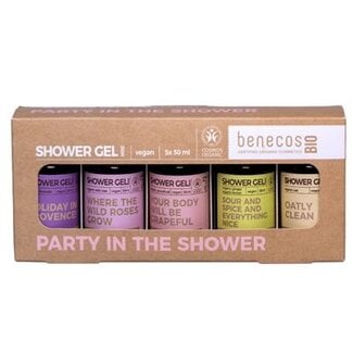 Benecos natural beauty Benecos natural beauty Coffret mini gels douche party 5x50 ml 1 Set