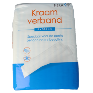 Heka Wochenbetteinlagen 8 × 30,5 cm, 12 Stück