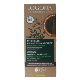 Logona Hair colour amber brown 100 Gram