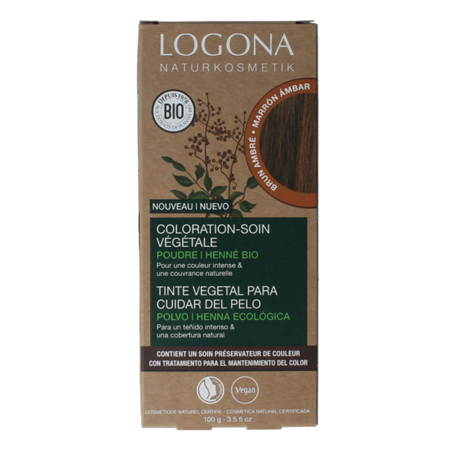 Hair colour amber brown 100 Gram