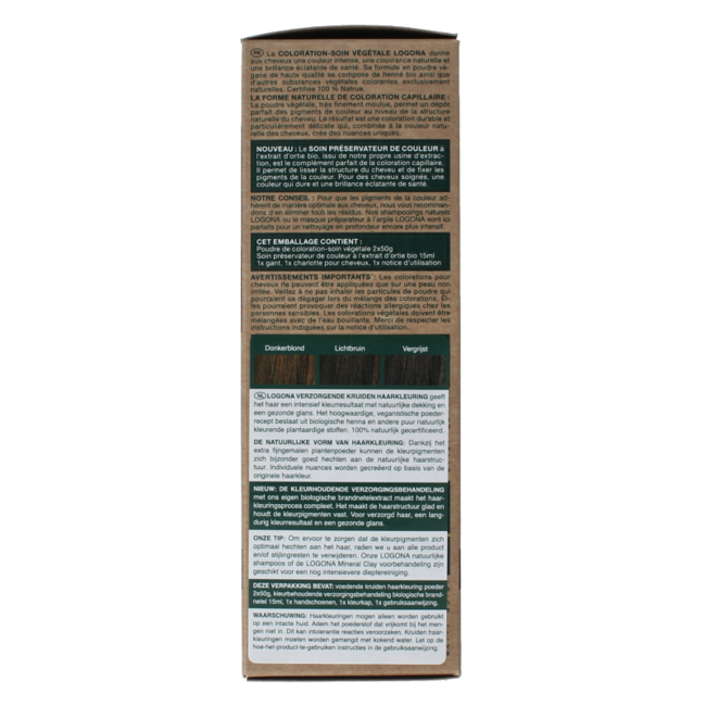 Haarkleur amber bruin 100 Gram