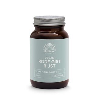 Mattisson Mattisson Complejo de levadura roja de arroz 90 Cápsulas vegetarianas