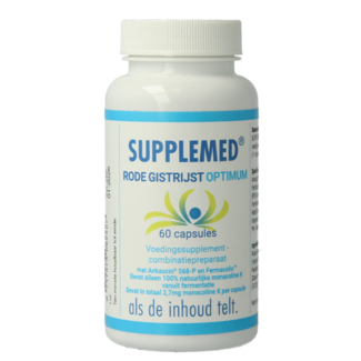 Supplemed Rode gist rijst optimum 60 Cápsulas