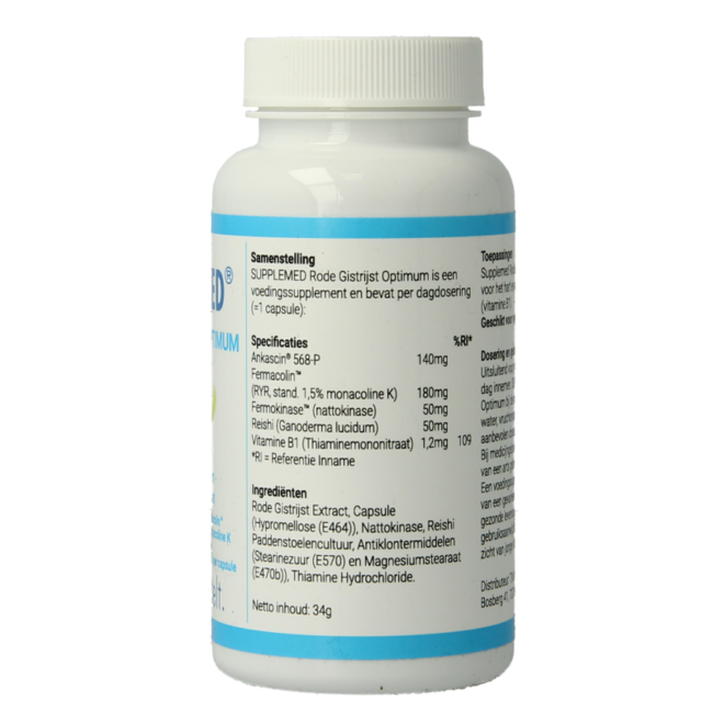 Rode gist rijst optimum 60 Capsules