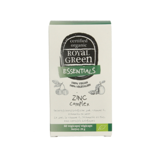 Royal Green Kompleks Cynku bio 60 kapsułek wegetariańskich