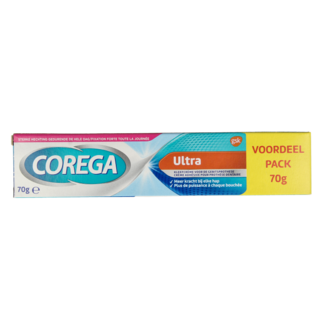 Corega Corega Ultra denture adhesive cream 70 Gram