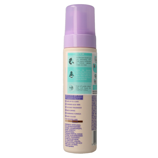 Sunkissed Self tan mousse dark 200 mililitros