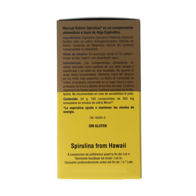 Marcus Rohrer Spirulina 180 Tablets