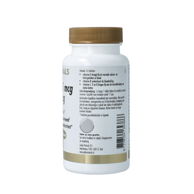 Vitamine K2 45 mcg & D3 25 mcg 60 comprimés