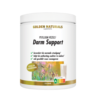 Golden Naturals Fibres de psyllium soutien intestinal 250 g