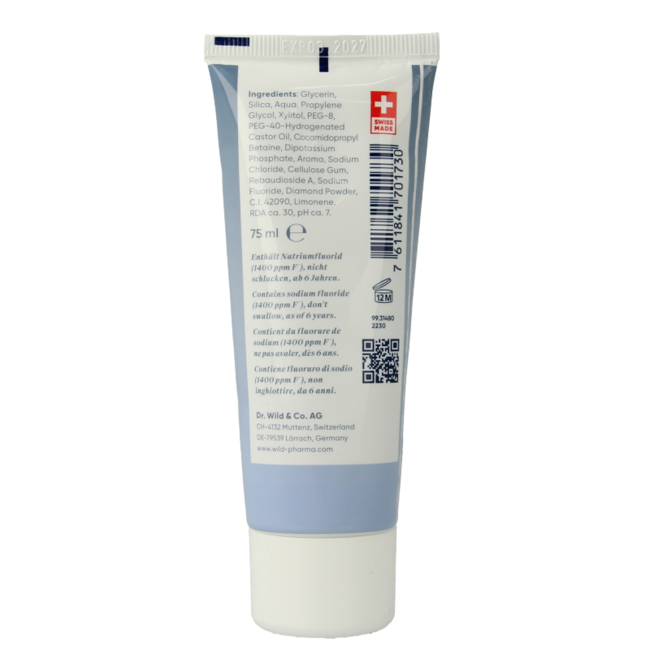 Emoform Toothpaste diamond whitening with fluoride 75 Millilitres