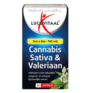 Lucovitaal Lucovitaal Cannabis sativa & valeriana 30 Cápsulas