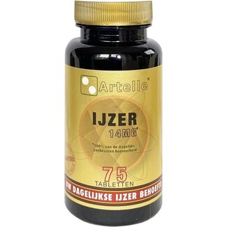 Artelle Artelle IJzer 14mg 75 Tabletten