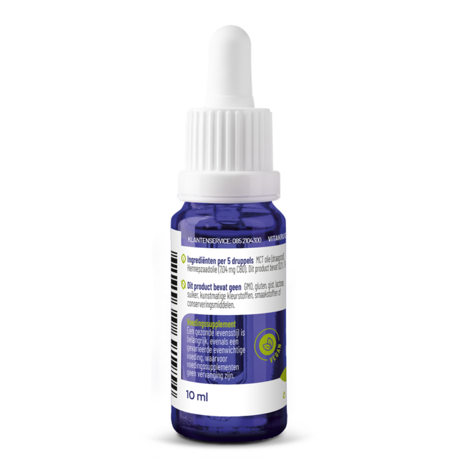 Aceite de CBD 5% full spectrum con MCT como base 10 mililitros