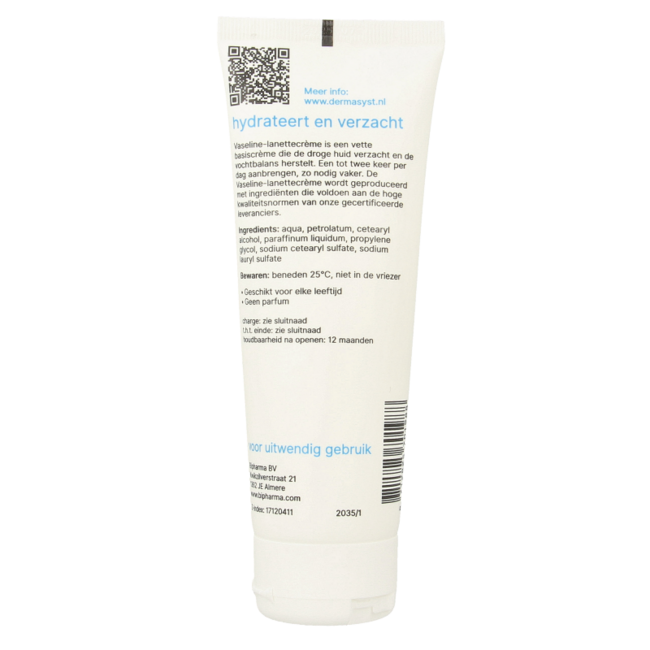 Bipharma Vaseline-Lanettecreme einzelne Tube 100 Gramm