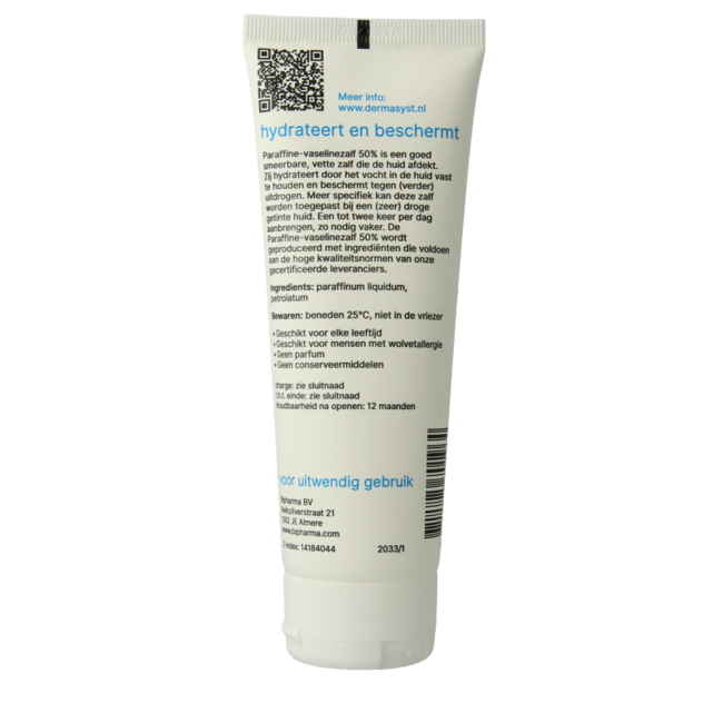 Pommade paraffine-vaseline Bipharma 50 % tube individuel 100 g