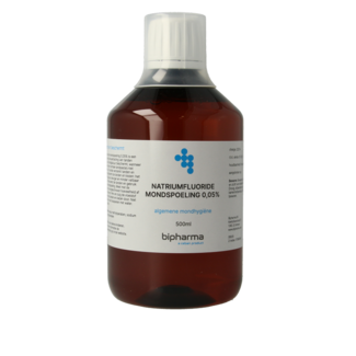 Bipharma Enjuague bucal de fluoruro de sodio al 0,05% 500 Mililitros