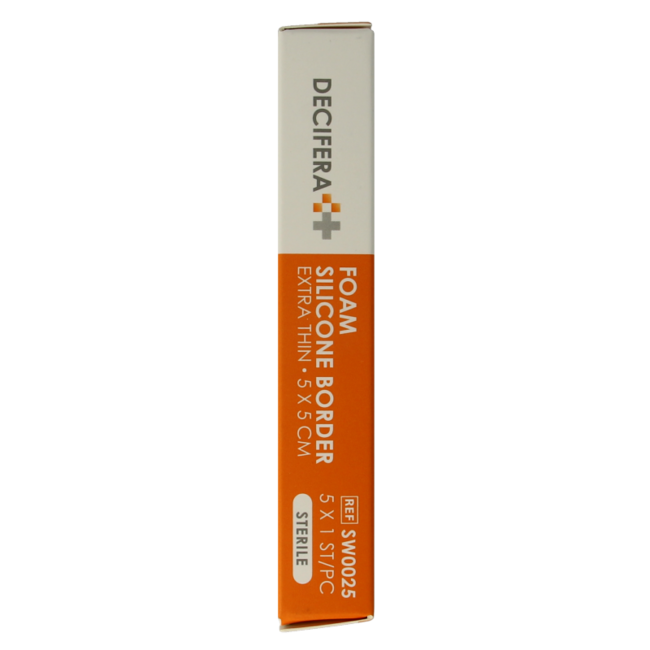 Decifera Foam border 5 x 5cm 5 Stuks