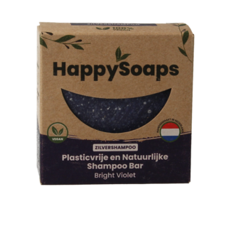 Happysoaps Shampoo Bar Bright Violet 70 Gramm