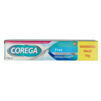 Corega Corega Free kleefcreme voor het kunstgebit 70 Gram