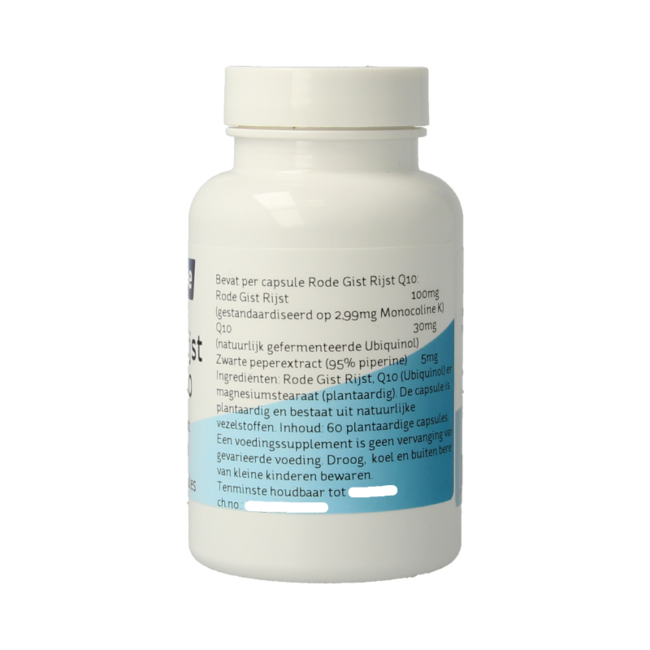 Nova Vitae Arroz de levadura roja + 30mg Q10 60 Cápsulas vegetarianas