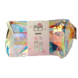 Vogue Vogue Girl Gift Set with Holographic Toiletry Bag, Deodorant and Foam 1 Set