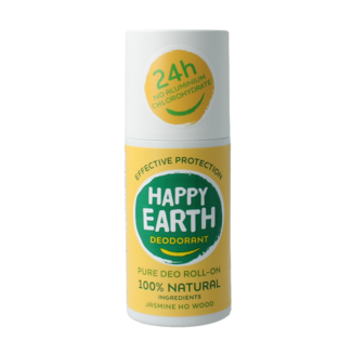 Happy Earth Happy Earth Desodorante roll-on jazmín y madera de ho 75 mililitros
