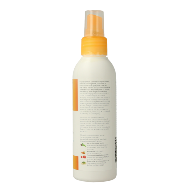 O' Zoleil Sunscreen Spray SPF50 125 Millilitres