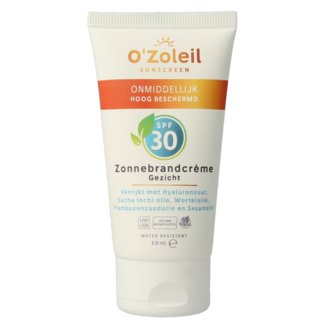O' Zoleil O' Zoleil Crema Solare Viso SPF30 50 Millilitri