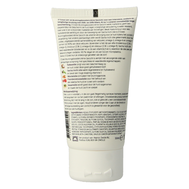O' Zoleil Bräunungs-Booster-Creme Gesicht LSF30 50 Milliliter