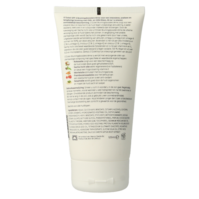 O' Zoleil Bräunungsbooster-Creme SPF6 125 Milliliter