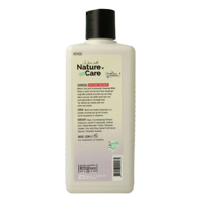 Nature Care Shower gel wild rose 500 Millilitres