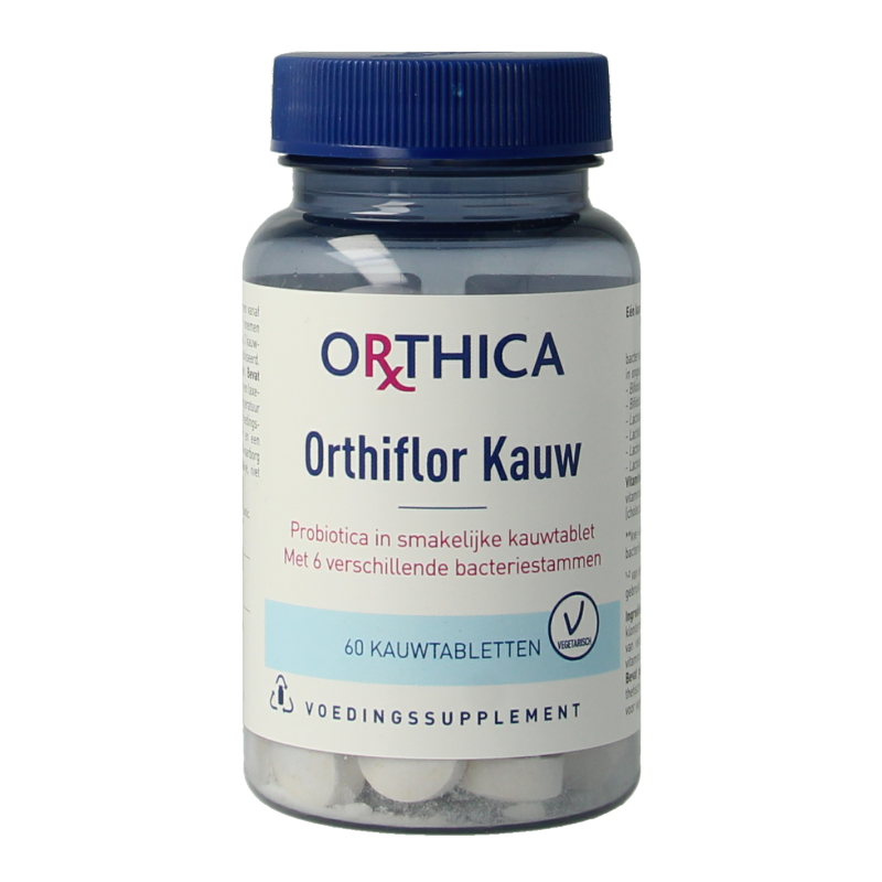 Orthica Orthiflor Kauw: Probiotici Masticabili per la Famiglia