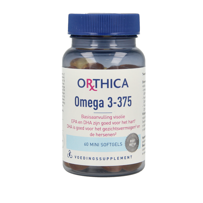 Orthica Omega 3 375 Softgel | Supporto Cuore e Vista