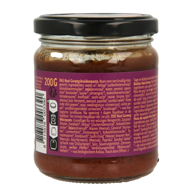 Bumbu para nasi goreng indonesio ecológico 200 g