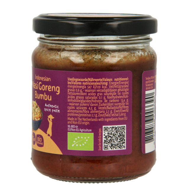 Boemboe de nasi goreng indonesio bio 200 gramos